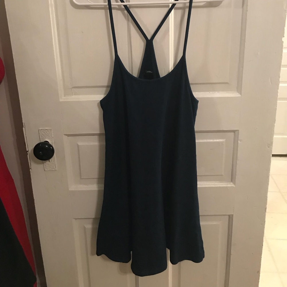 Dark blue dress